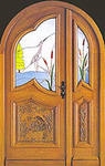 Двери входные элит  лака камина