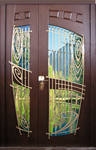 Межкомнатные ротационные двери  мастера